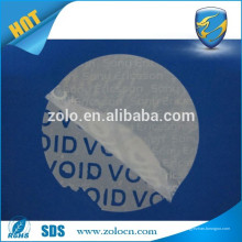 Round Shape Removable VOID Label Adhesive Stickers Roll Sheet